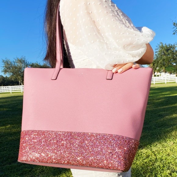 ✨NWT Kate Spade Tote & Wallet SET Glitter - Picture 11 of 14